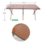 Load image into Gallery viewer, Folding Lightweight Aluminum Camping Table