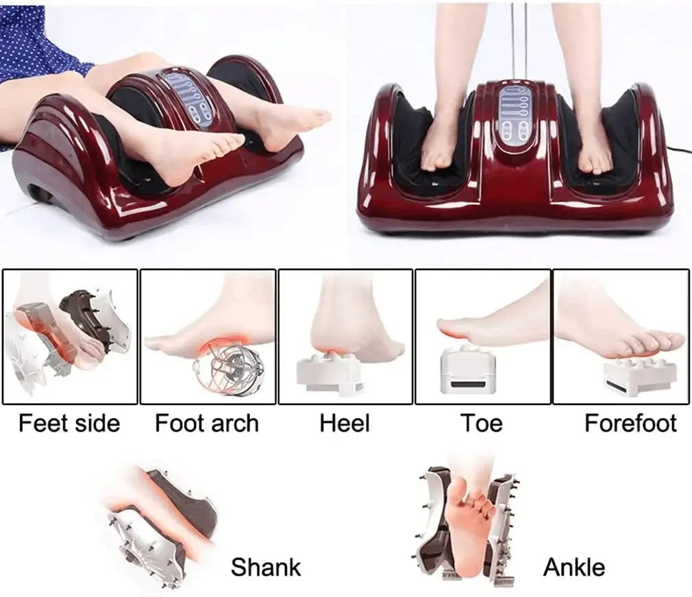 Foot Massager Machine Electric Calf Massager Deep Kneading Therapy