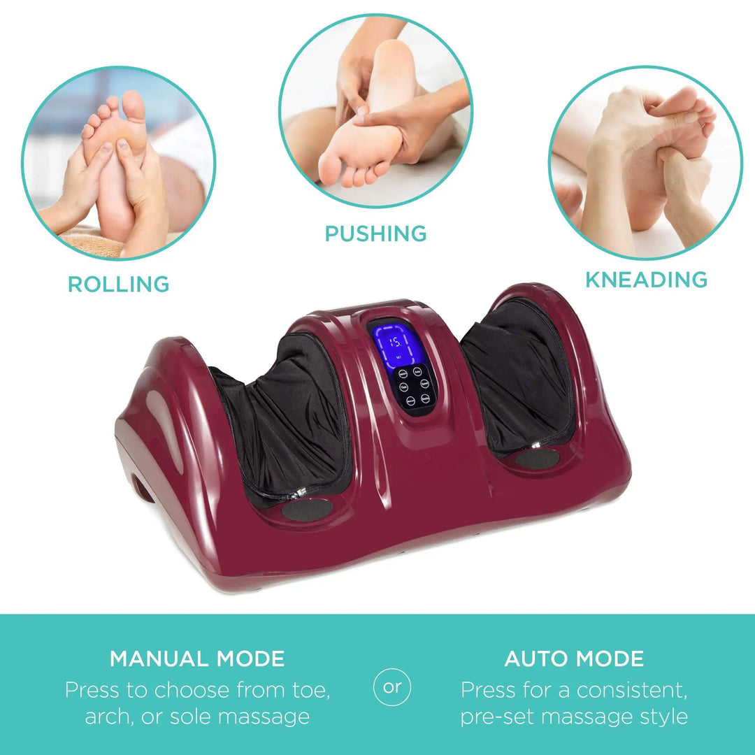 Foot Massager Machine Electric Calf Massager Deep Kneading Therapy