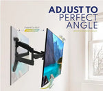 Load image into Gallery viewer, Full Motion TV Wall Mount for 40-85 Inch LED, LCD, OLED &amp; Smart TVs | Heavy Duty Double Arm TV Bracket | Tilt +5°/-15°, Swivel 180°, Extends 57-517mm | Max VESA 600x400mm | Supports Up to 50kg
