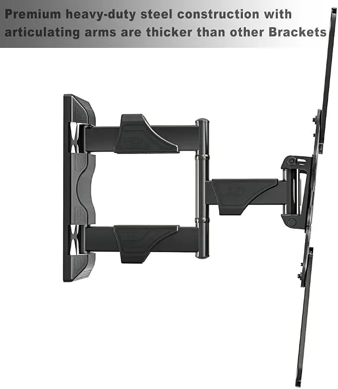 Full Motion TV Wall Mount for Most 32-55 Inch Computer Monitors and TVs, Adjustable Tilting, Rotating.Weight up to 60lbs (32" to 55")
