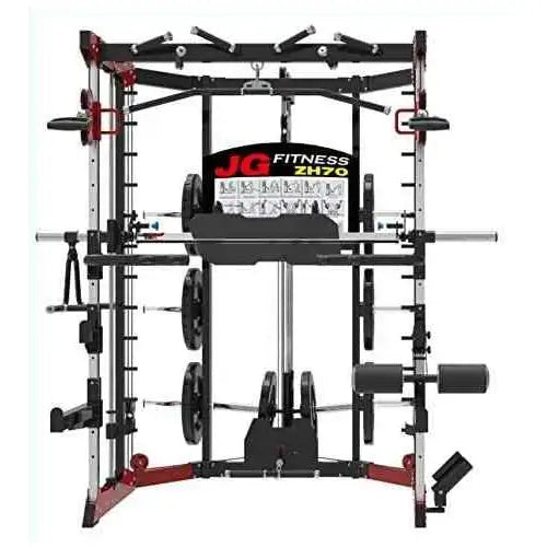 Functional Trainer ZH70: Commercial Grade Smith Machine, Power Rack & Functional Trainer