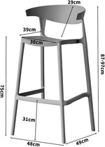 Load image into Gallery viewer, Furniture Bar Stool, High Bar Chair Leisure Chair Bar Stool-GCC Home Center