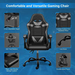 Load image into Gallery viewer, Gaming Chair Swivel Tilt Tension Adjustable PU Leather High Back Chair-GCC Home Center