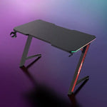Load image into Gallery viewer, Gaming Desk Table With light, Computer Desk, Cup Holder and Headphone Hook Gamer Workstation Game Table-GCC Home Center