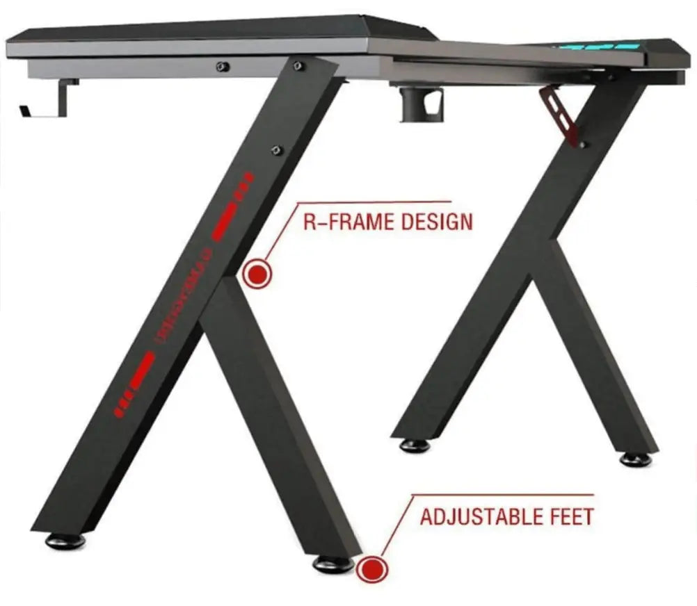 Gaming Embeded Carbon Fiber Y-Shaped Black-GCC Home Center