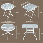 Load image into Gallery viewer, Garden Dining Set 3 Piece (2 Chair and 1 Table) Outdoor Furniture Patio Dining Table and Chair Balcony Dinner Table Dinner Chair Poly Rattan - Grey-GCC Home Center