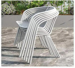 Load image into Gallery viewer, Garden Dining Set 3 Piece (2 Chair and 1 Table) Outdoor Furniture Patio Dining Table and Chair Balcony Dinner Table Dinner Chair Poly Rattan - Grey-GCC Home Center