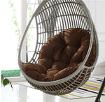 Load image into Gallery viewer, Garden Terrace Rattan Swing Chair Wicker Egg Hanging Chair Hammock Hanging Chair Large Size-GCC Home Center