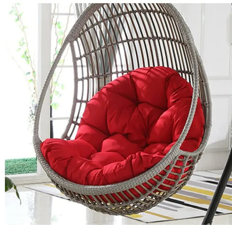 Garden Terrace Rattan Swing Chair Wicker Egg Hanging Chair Hammock Hanging Chair Large Size-GCC Home Center