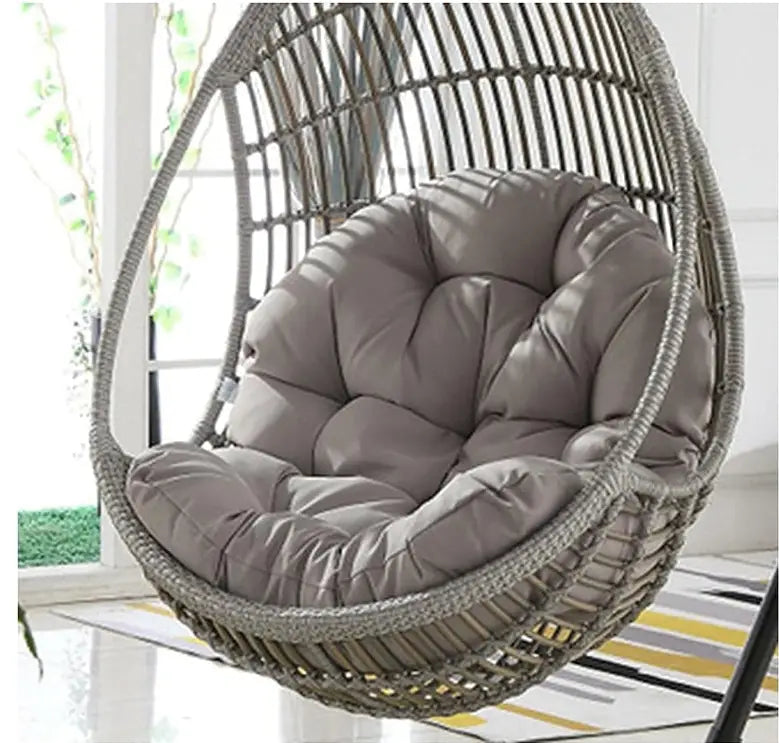 Garden Terrace Rattan Swing Chair Wicker Egg Hanging Chair Hammock Hanging Chair Large Size-GCC Home Center