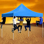 Load image into Gallery viewer, COOLBABY Gazebo 3x3 M Portable event Canopy Tent-Pop Up Instant Shelter Sun Protection Shade for Outdoor Camping Picnics Beach Garden Sports Party-Camping Tent (Blue)-GCC Home Center
