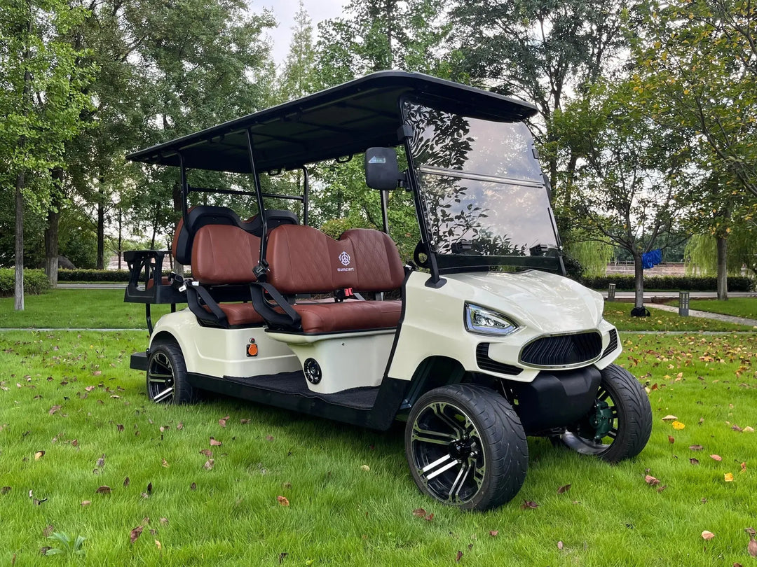 GCC Motion TXV4+2A 48V Electric Golf Cart – 6 Passenger Buggy for Adults