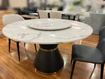 Load image into Gallery viewer, Genoa Round Stone Dining Table-GCC Home Center