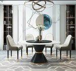 Load image into Gallery viewer, Genoa Round Stone Dining Table-GCC Home Center