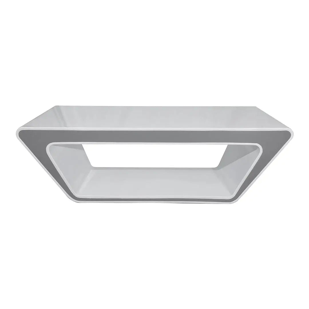 Glossy Coffee Table For Indoor And Outdoor Settings - White-GCC Home Center
