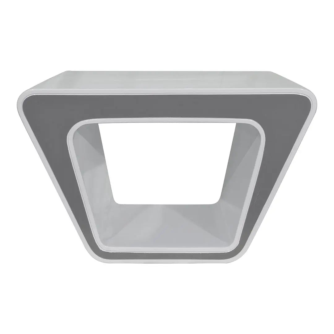 Glossy Coffee Table For Indoor And Outdoor Settings - White-GCC Home Center