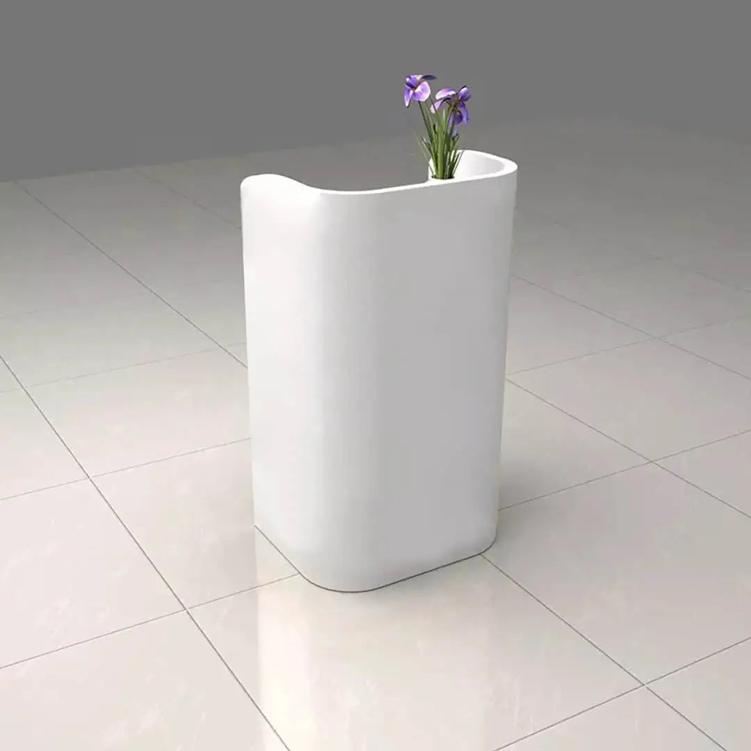 Glossy Podium Stand With Drawer And Cabinet For Storage-GCC Home Center