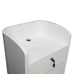 Load image into Gallery viewer, Glossy Podium Stand With Drawer And Cabinet For Storage-GCC Home Center