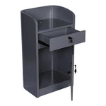 Load image into Gallery viewer, Glossy Podium Stand With Drawer And Cabinet For Storage-GCC Home Center