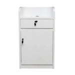 Load image into Gallery viewer, Glossy Podium Stand With Drawer And Cabinet For Storage-GCC Home Center