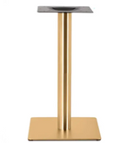 Load image into Gallery viewer, Gold Plated Square Table Base for a Luxurious &amp; Modern Look
