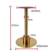 Jilphar Furniture Gold Plated SS Table Base JP3042-GCC Home Center