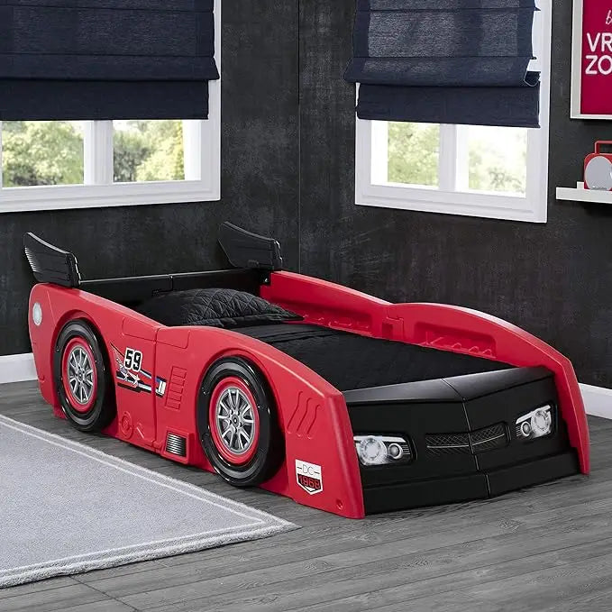 Grand Prix Race Car Toddler & Twin Bed-GCC Home Center