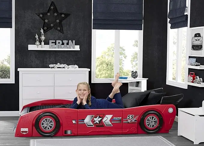 Grand Prix Race Car Toddler & Twin Bed-GCC Home Center