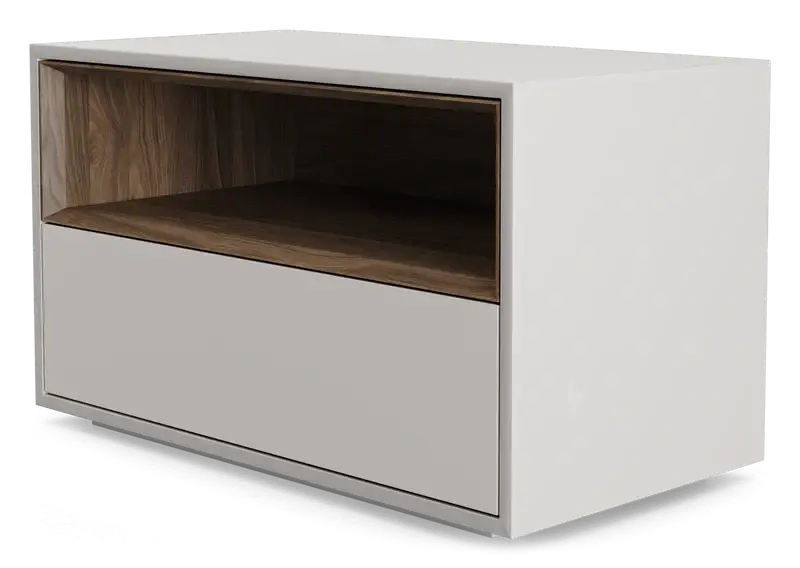 Gray Nightstand Bedside Table-GCC Home Center