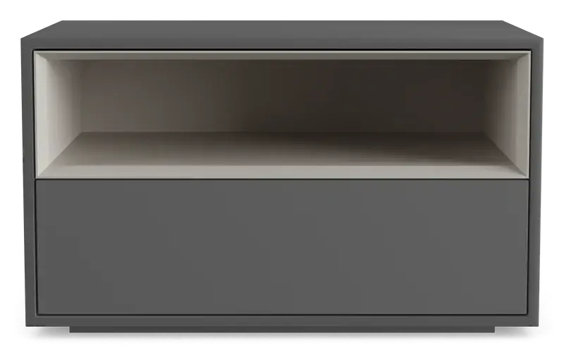 Gray Nightstand Bedside Table-GCC Home Center