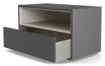 Load image into Gallery viewer, Gray Nightstand Bedside Table-GCC Home Center