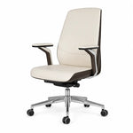 Load image into Gallery viewer, GW-1802-B Genuine Leather Executive Office Chair – Adjustable Arms