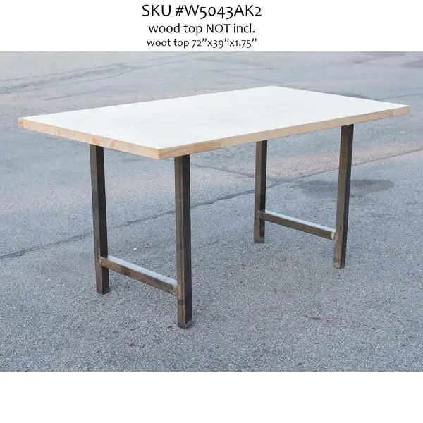 H Shaped Counter Height Dining Table Legs, 1 Pair-GCC Home Center