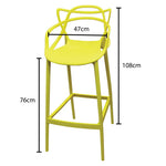 Load image into Gallery viewer, Jilphar Furniture Half Molded High Bar Chair JP1326-GCC Home Center