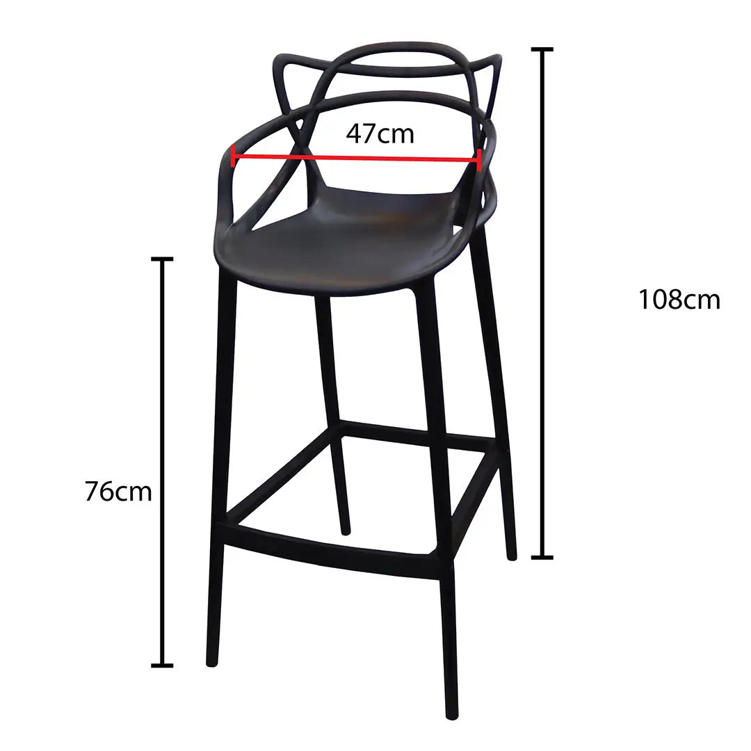 Jilphar Furniture Half Molded High Bar Chair JP1326-GCC Home Center