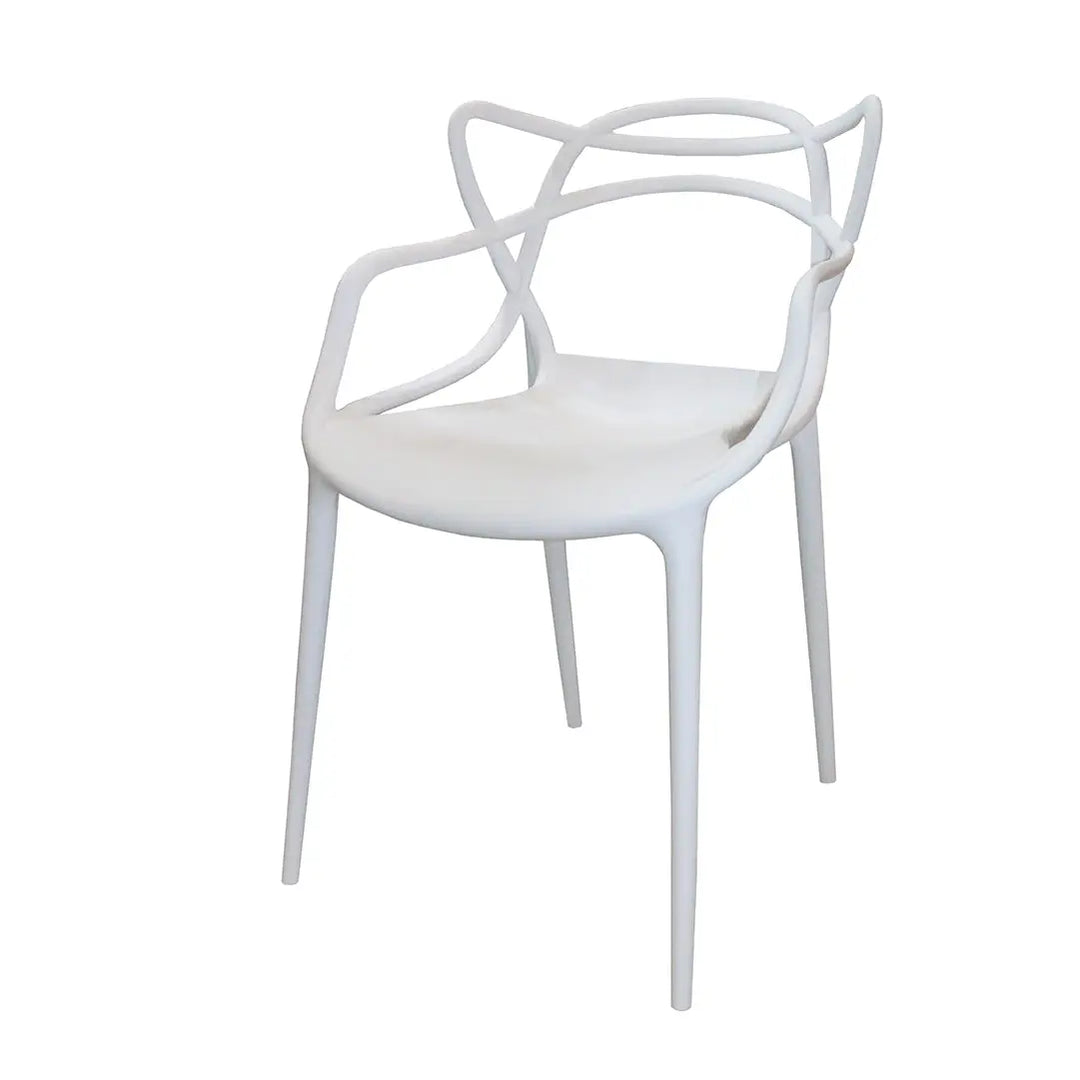 Jilphar Furniture Half Molded Polypropylene Dining Chair JP1325-GCC Home Center
