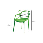 Load image into Gallery viewer, Jilphar Furniture Half Molded Polypropylene Dining Chair JP1325-GCC Home Center