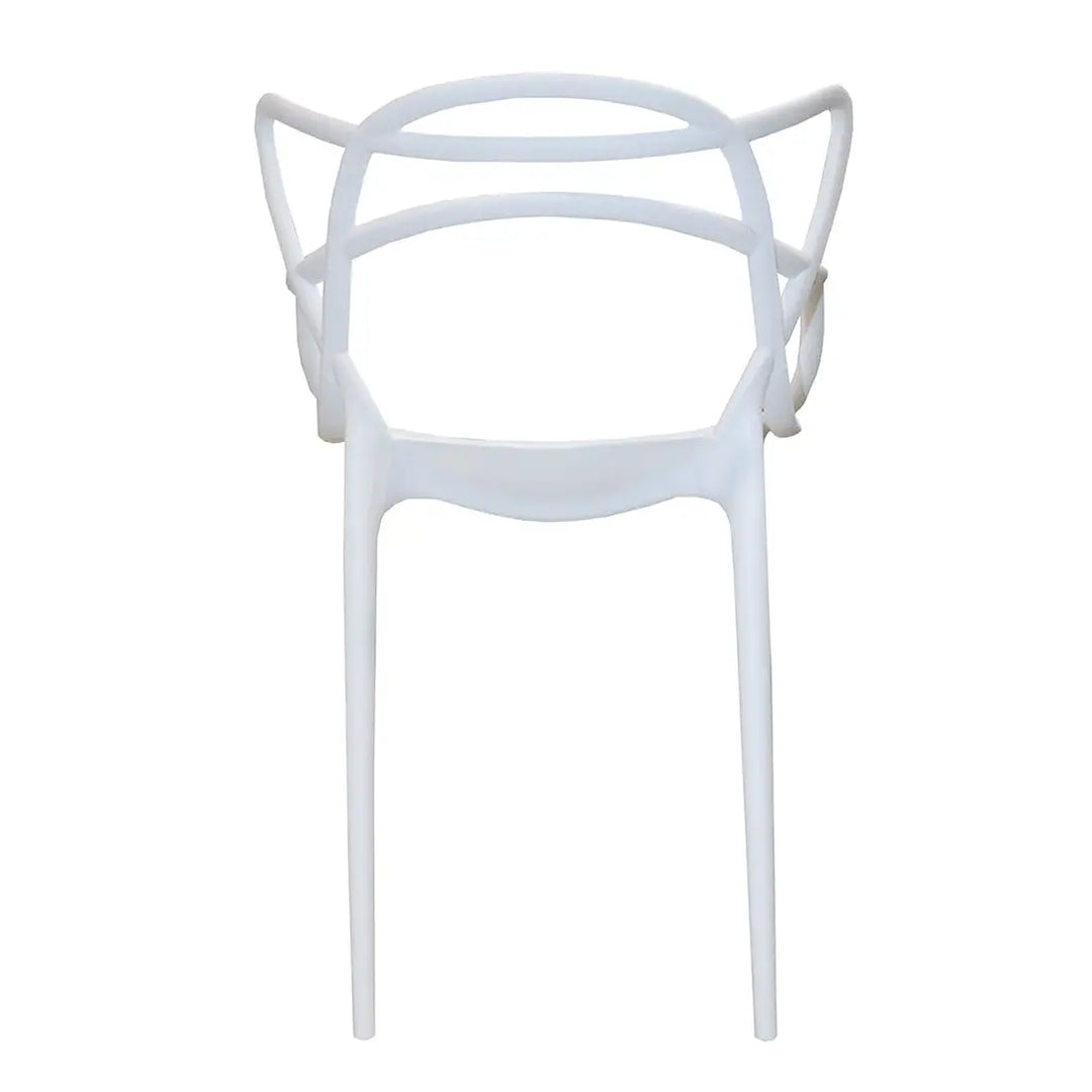 Jilphar Furniture Half Molded Polypropylene Dining Chair JP1325-GCC Home Center