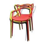 Load image into Gallery viewer, Jilphar Furniture Half Molded Polypropylene Dining Chair JP1325-GCC Home Center