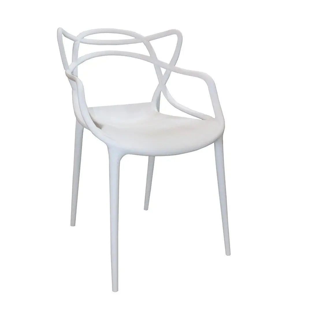 Jilphar Furniture Half Molded Polypropylene Dining Chair JP1325-GCC Home Center