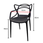 Load image into Gallery viewer, Jilphar Furniture Half Molded Polypropylene Dining Chair JP1325-GCC Home Center