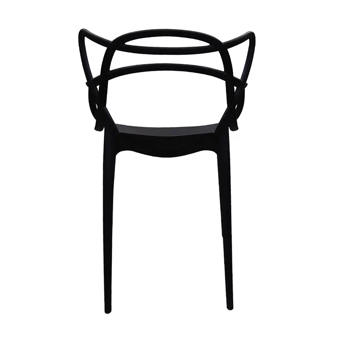 Jilphar Furniture Half Molded Polypropylene Dining Chair JP1325-GCC Home Center