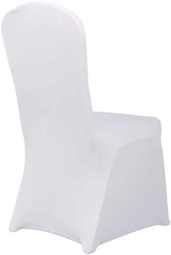 HAORUI 4pcs Stretch Chair Cover Washable Spandex Silpcover Full Covered Protect Seat for Dinning Hotel Wedding Event (A Pack of 4,White)-GCC Home Center