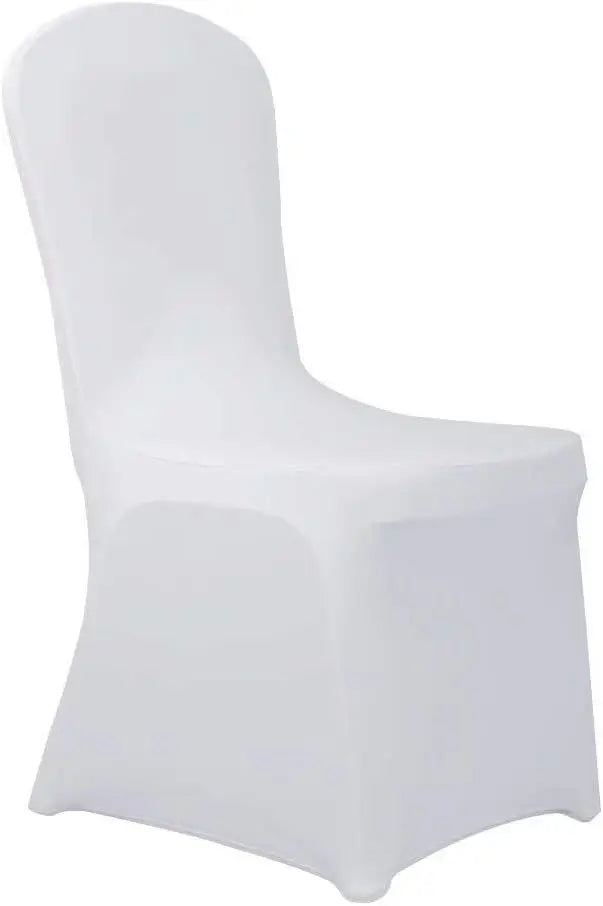 HAORUI 4pcs Stretch Chair Cover Washable Spandex Silpcover Full Covered Protect Seat for Dinning Hotel Wedding Event (A Pack of 4,White)-GCC Home Center