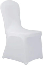 Load image into Gallery viewer, HAORUI 4pcs Stretch Chair Cover Washable Spandex Silpcover Full Covered Protect Seat for Dinning Hotel Wedding Event (A Pack of 4,White)-GCC Home Center