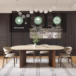 Load image into Gallery viewer, Harmony 6 Seater Dining Table Set with Limestone Top