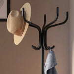 Load image into Gallery viewer, Hat and coat stand, black, 181 cm
