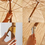 Load image into Gallery viewer, Hawaiian Style Straw Outdoor Umbrella without Base