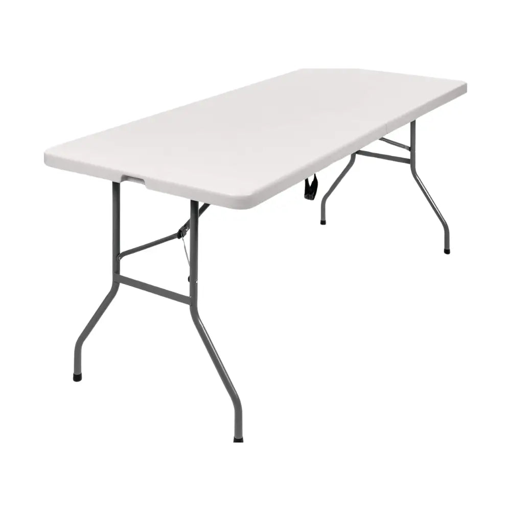 Heavy-Duty 6ft Folding Table with Sturdy Metal Frame & Portable Design - Perfect for Indoor/Outdoor Events-GCC Home Center